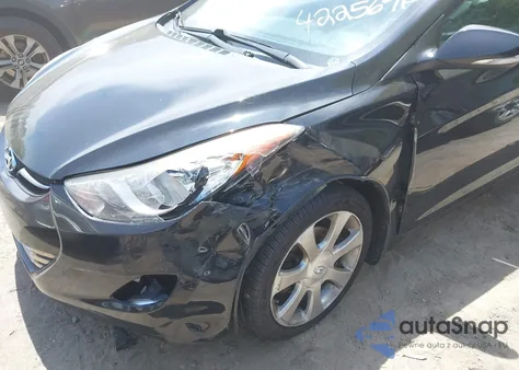 2013 Hyundai Elantra Limited из США, поврежденный, VIN 5NPDH4AE0DH185221